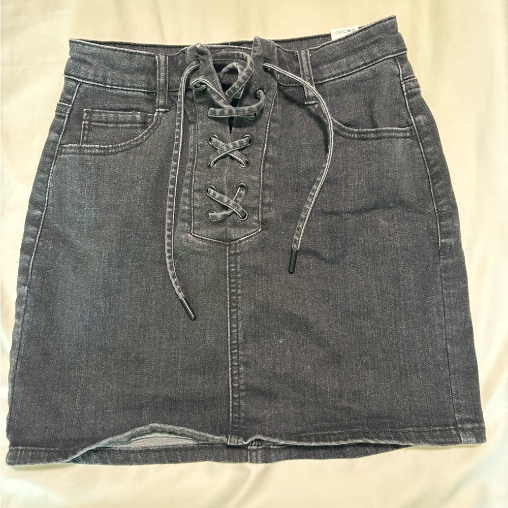 Garage Jean Skirt